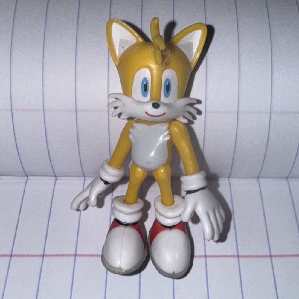 2.5" Classic Sonic Tails Action Figure Yellow Missing TAIL Sonic‎ the Hedgehog